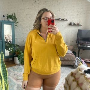 ASOS Crop zip light weight hoodie